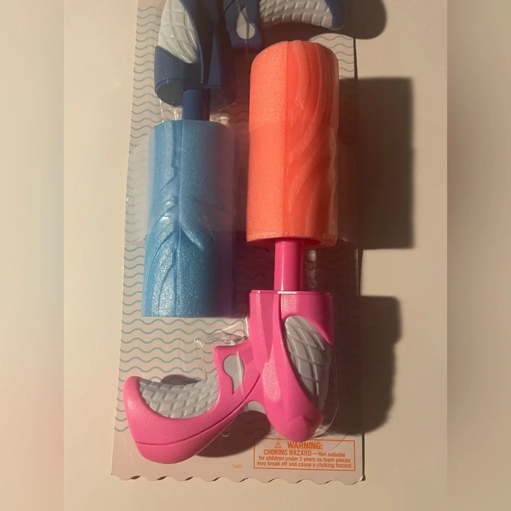 Sun Squad Drench Blasters Set 2 Pack New Sealed Summer Wet Water Fun Outdoors